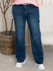 Bella Wide Jeans dark denimblue