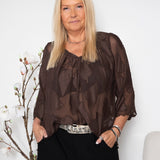 Ofelia Beate blouse brown