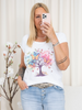 Marta du Chateau Marie t-shirt white tree/butterflies