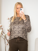 Liberté Alma LS top mocca brown lace