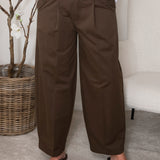 SP Edith pants dark chocolate