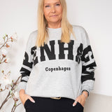 MDC Hibiscus sweatshirt grey/black