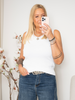 MDC Angeline top white
