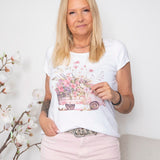 MDC Marie tee Bus pink
