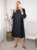 Nynja denim dress black