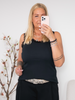 MDC Angeline top black