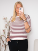 MDC Brooklyn tee beige/bordeaux