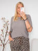 MDC Costanza knit fango melange