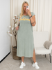 Marta du Chateau Rosalia dress military/arancio fluo