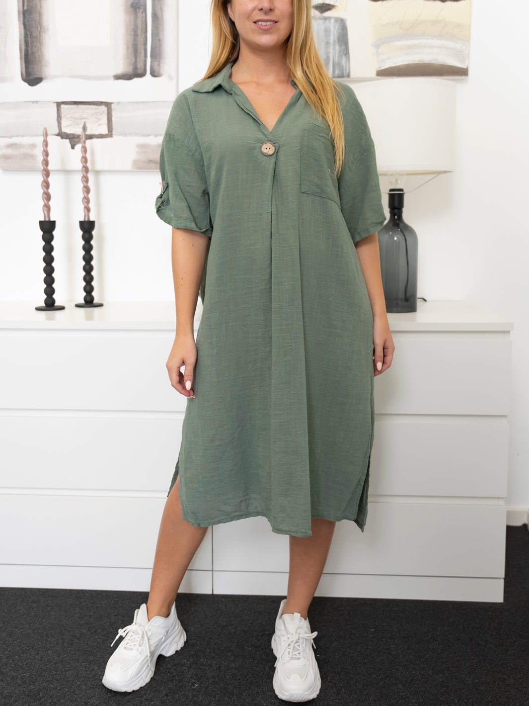 Alice dress olive - Online - Mode