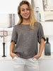 All Week Gaine S/S bluse grey