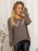 Alva knit shirt taupe