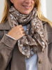 Andalouse scarf brown