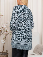 Andrea blouse blue leo - Online - Mode