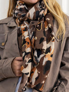 Autumn Luxe Scarf brown - Online - Mode