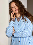 BC Annie shimmer mesh blouse leopard - Online-Mode