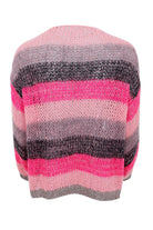BC BCFiluca striped cardigan pink grey - Online-Mode