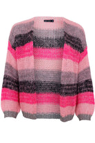 BC BCFiluca striped cardigan pink grey - Online-Mode