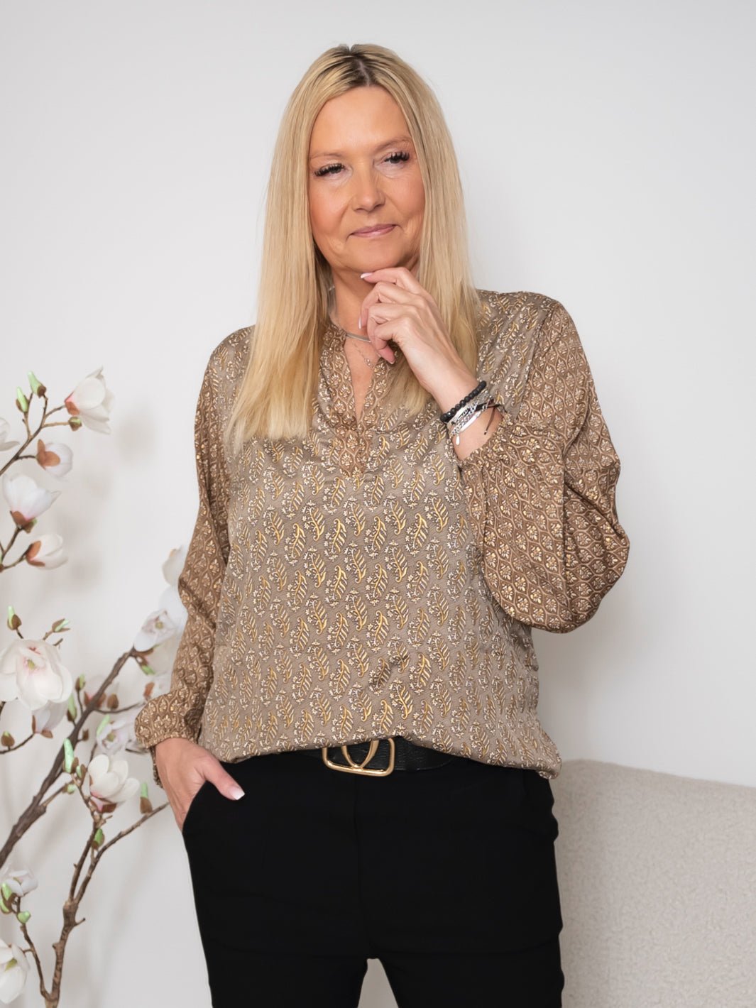 BC BCLuna blouse taupe mist - Online-Mode