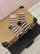 BC Brenda sock soft pink/brown - Online-Mode