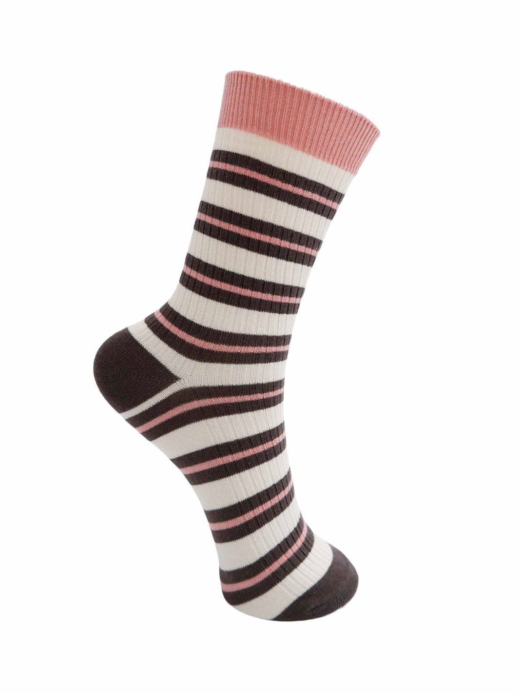 BC Brenda sock soft pink/brown - Online-Mode