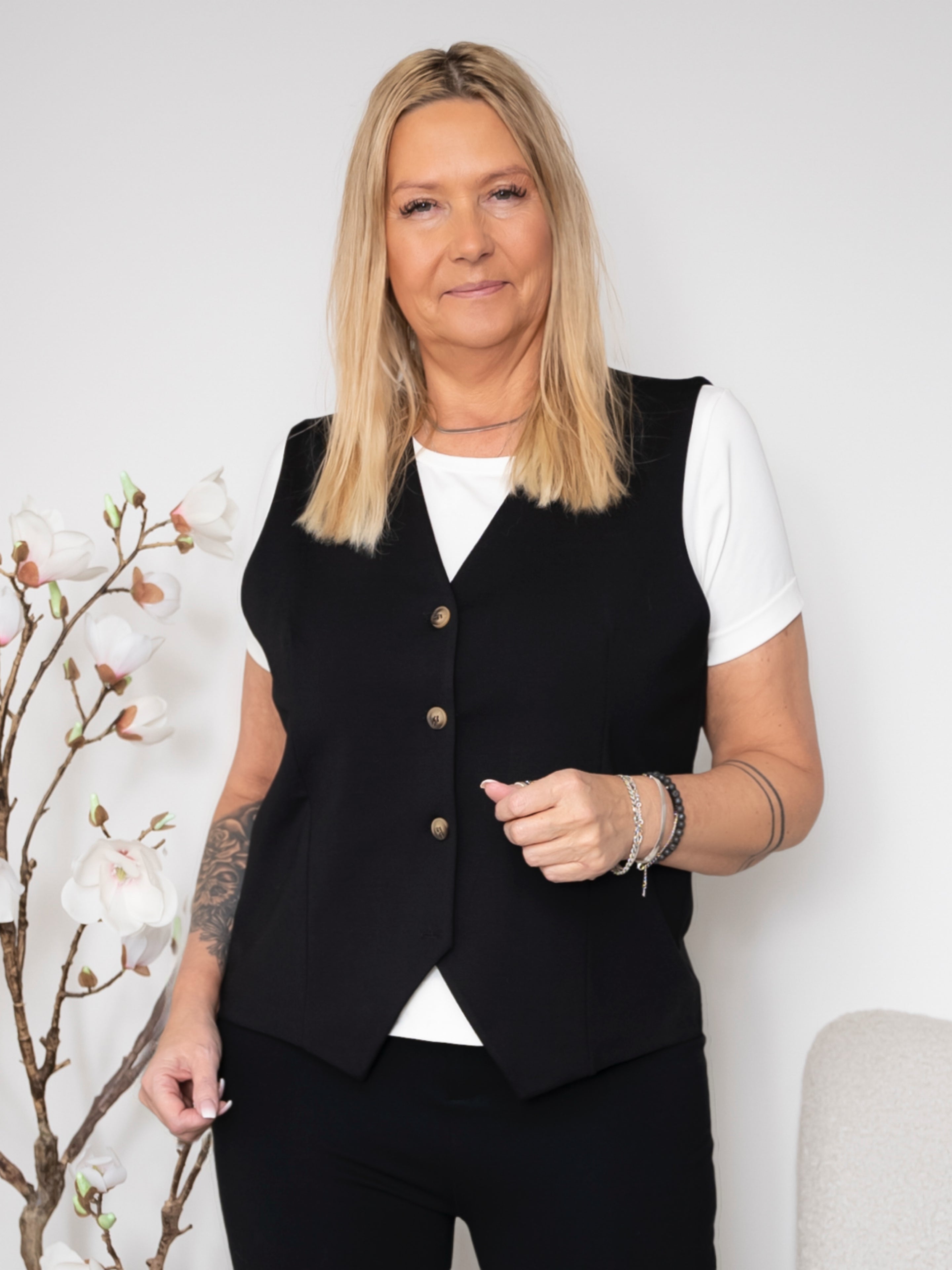 BC Davi casual vest black - Online-Mode