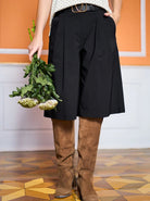 BC Davina pleated shorts black - Online-Mode