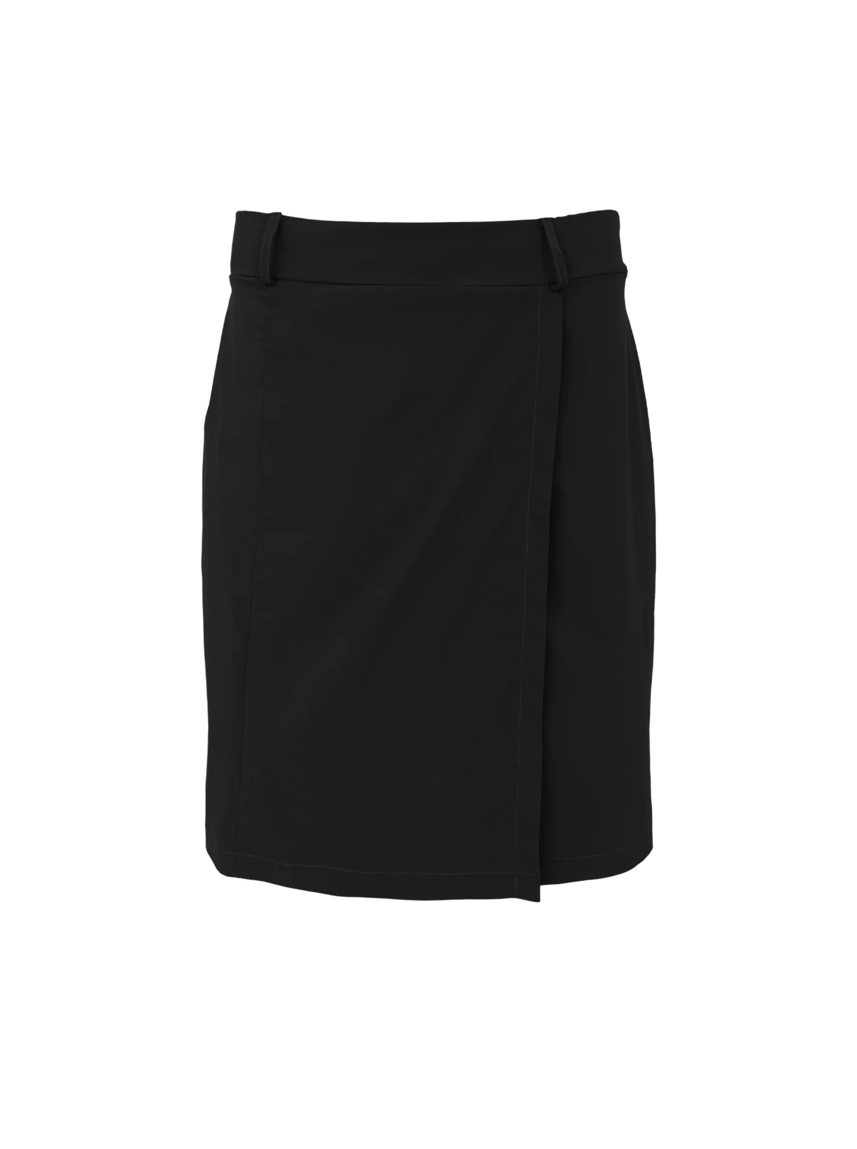BC Davina short wrap-look skirt black - Online-Mode