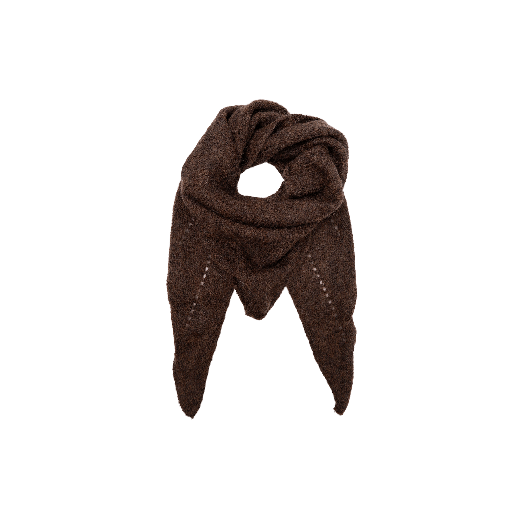 BC Dell knitted mini scarf mocca - Online-Mode