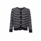 BC Dell striped knit cardigan dk grey - Online-Mode