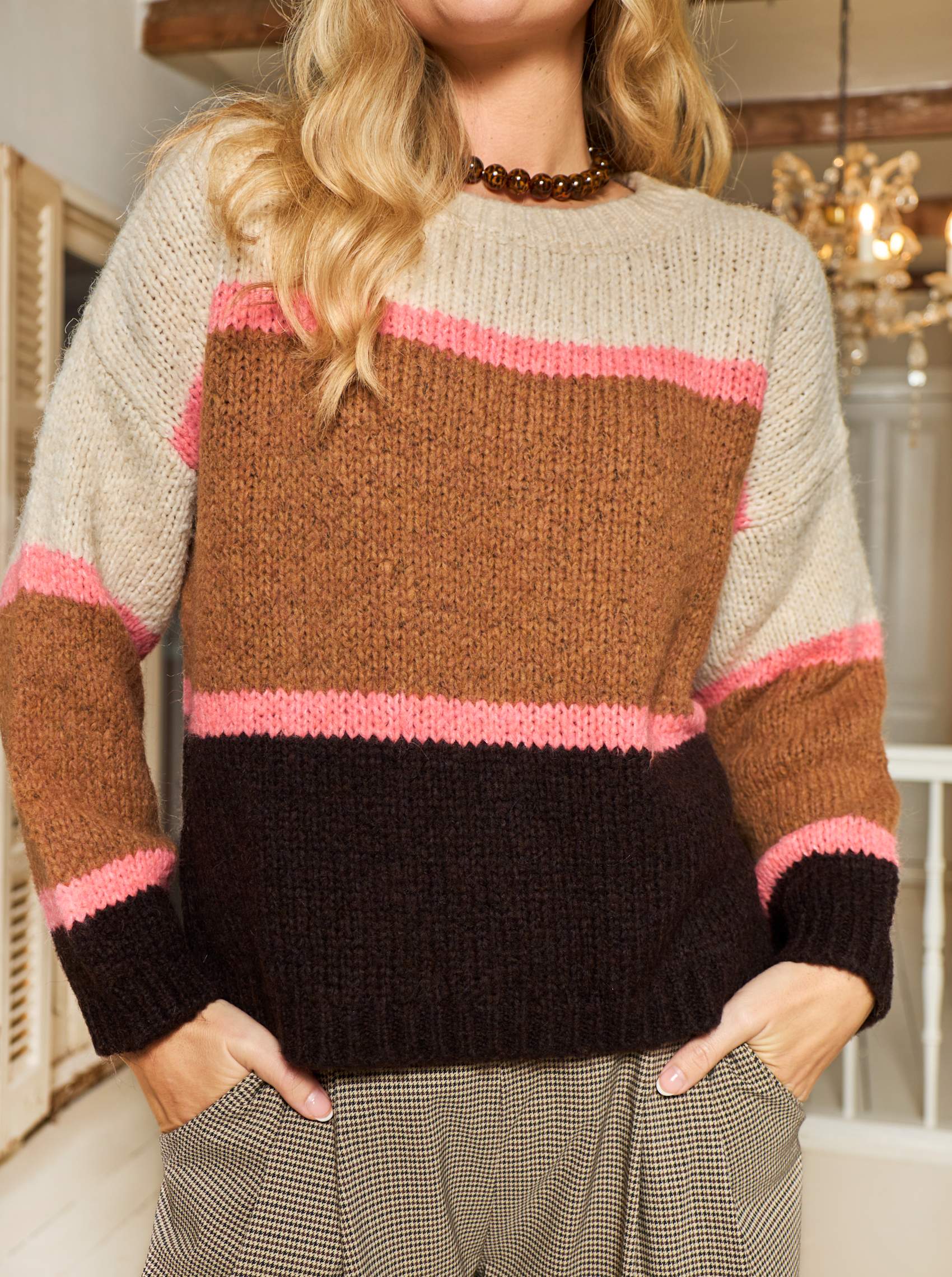 BC Hildur knit jumper camel - Online-Mode