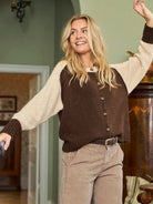 BC Jacks knit cardigan coffee - Online-Mode
