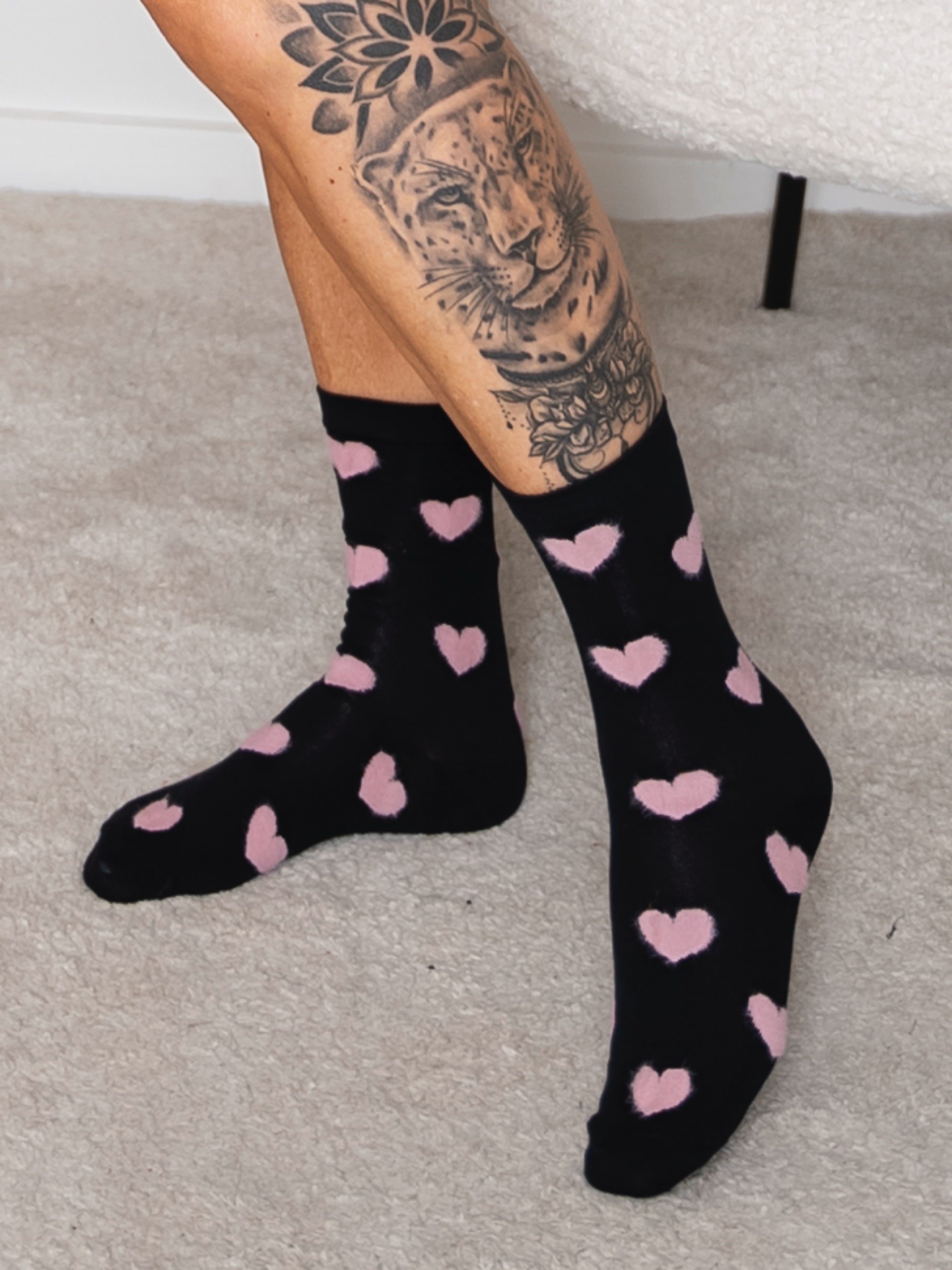 BC Mayline heart sock black - Online-Mode