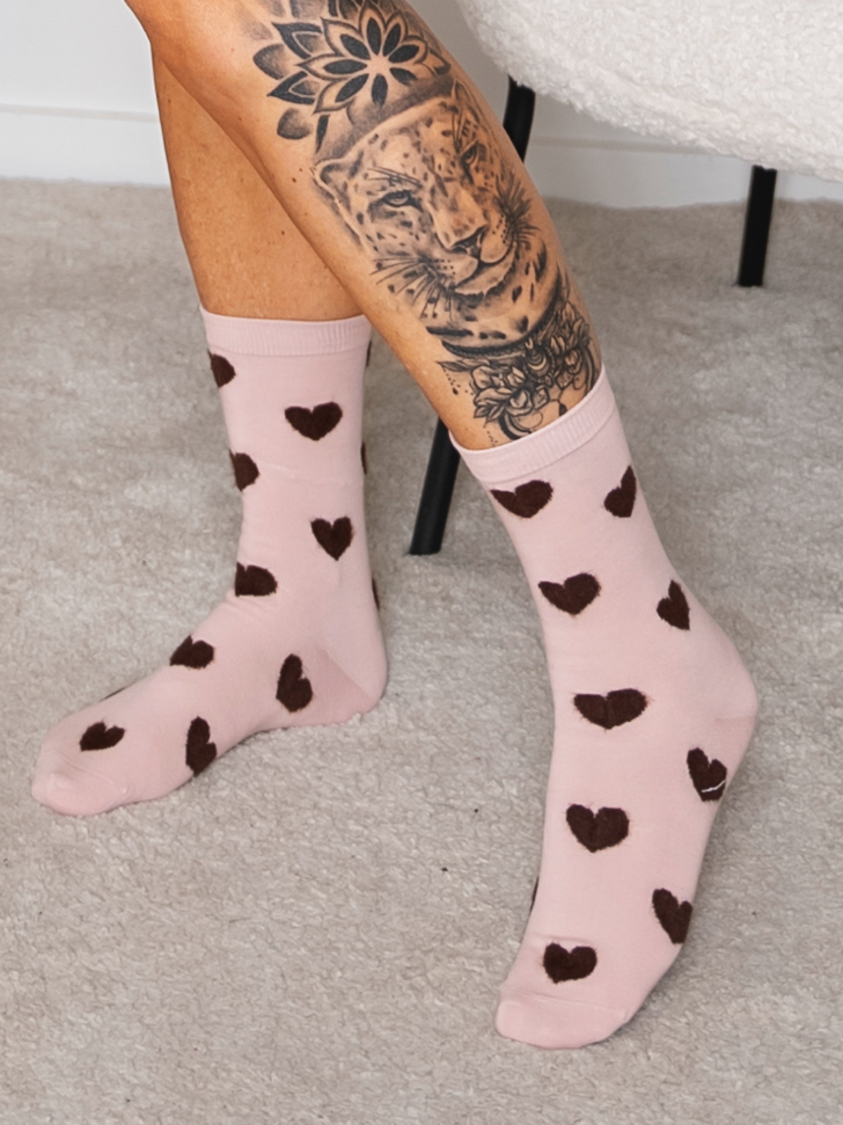 BC Mayline heart sock lt rose - Online-Mode