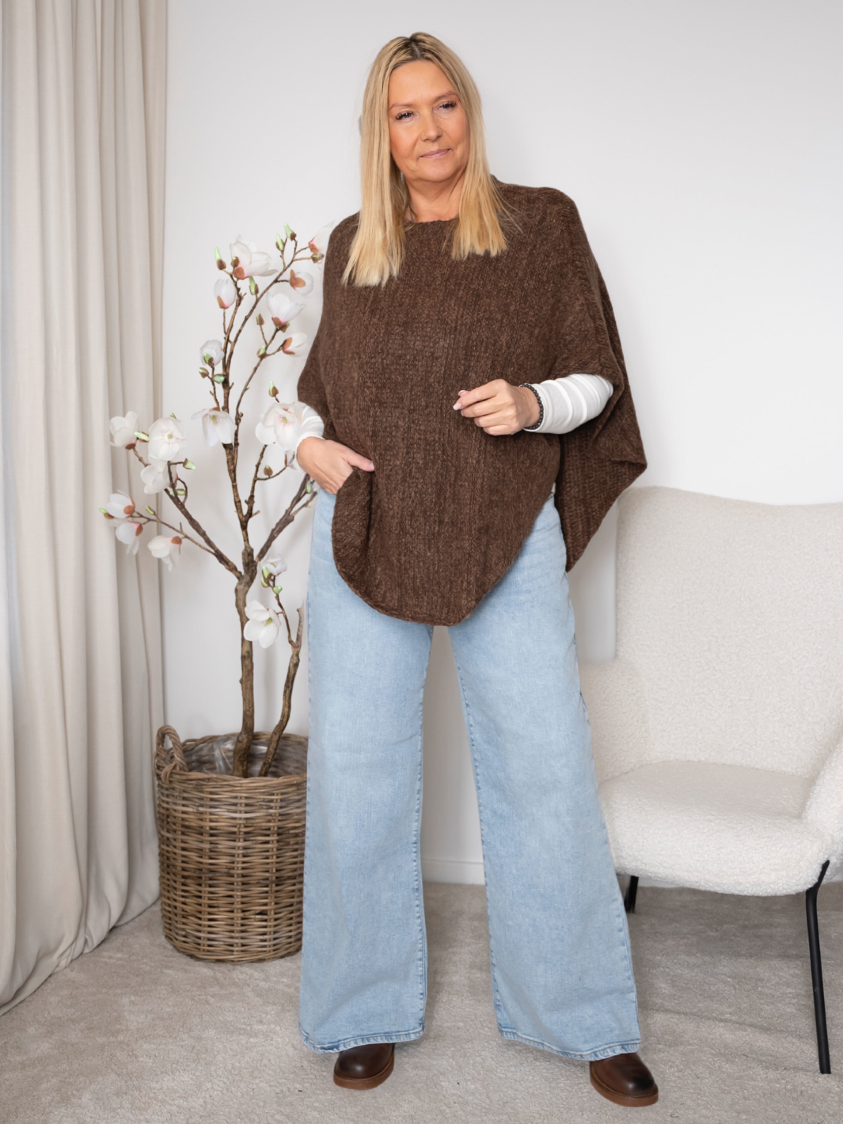 BC Penny poncho mocca - Online-Mode