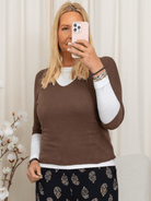 Bella pullover brown - Online - Mode