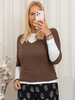 Bella pullover brown