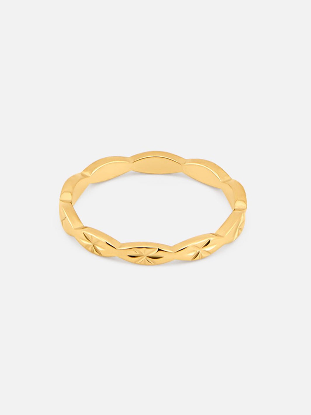 By Cara Liva Sun Ring 18K Guldbelagt 2,5 mm - Online-Mode