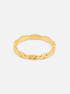 By Cara Liva Sun Ring 18K Guldbelagt 2,5 mm - Online-Mode