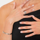 By Cara MOM zirkon justerbar Ring Sølvfarvet - Online-Mode