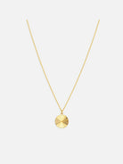 By Cara Sunburst Rund Halskæde 18K Guldbelagt - Online-Mode