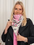 Cacia scarf leo pink - Online - Mode