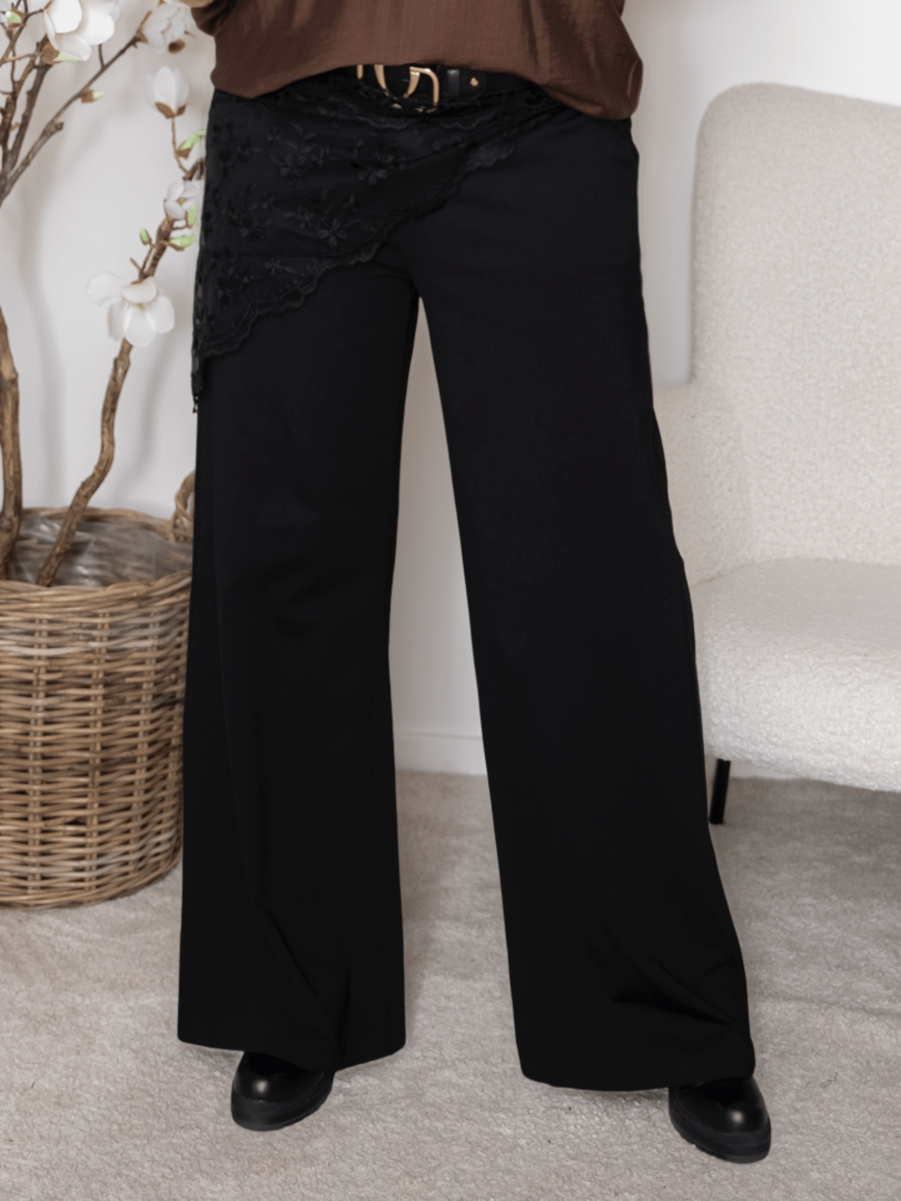 Callie scarf black - Online-Mode