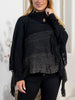 Clara poncho black