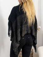 Clara poncho black - Online - Mode