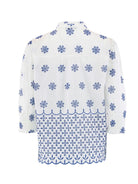 Continue Asta emb bluse off white/blue - Online - Mode