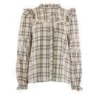 Continue Bodil shirt sand checkered - Online - Mode