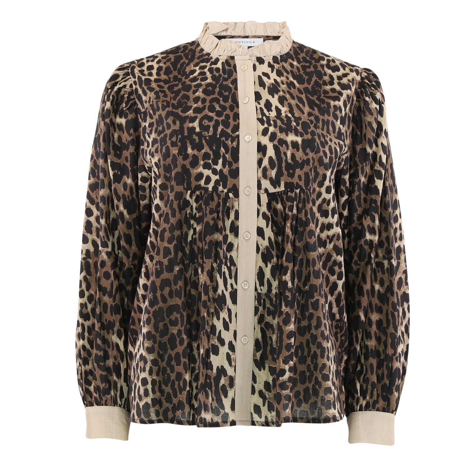 Continue Chania shirt leo chambre sand - Online - Mode
