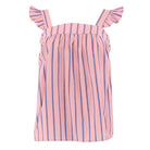 Continue Lulu bow top pink stribe - Online - Mode