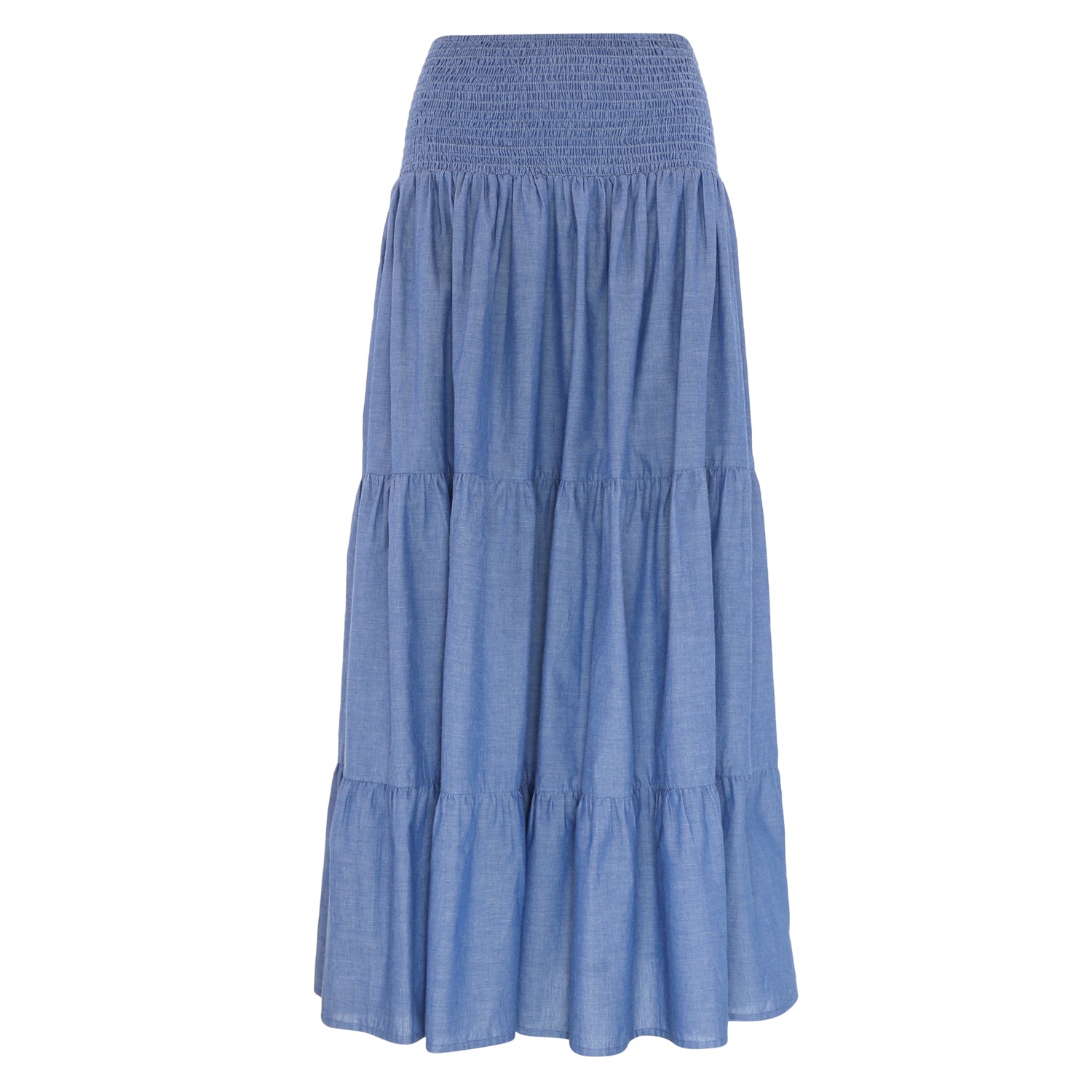 Continue Majse skirt chambre blue - Online - Mode